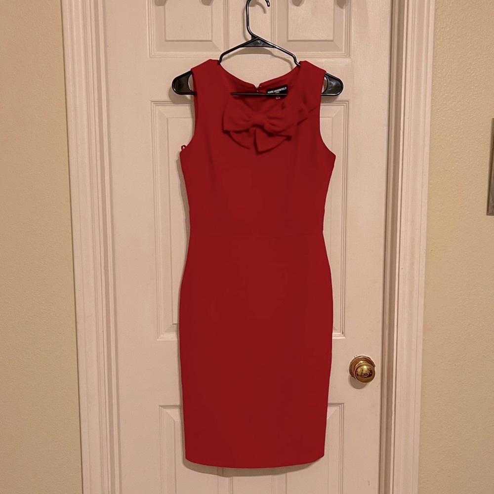 Karl Lagerfield Bow Dress
